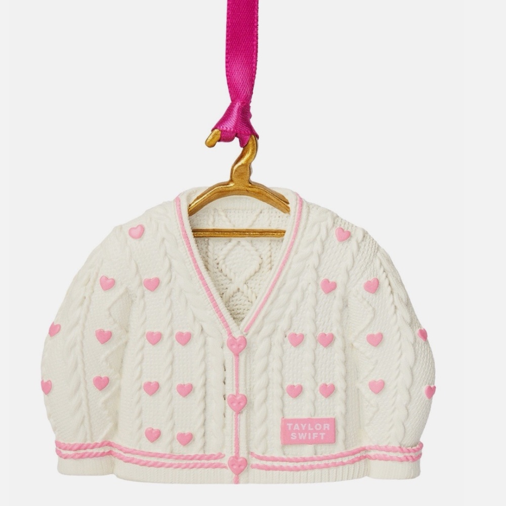 Taylor Swift Lover Album Cardigan Ornament  - NEW